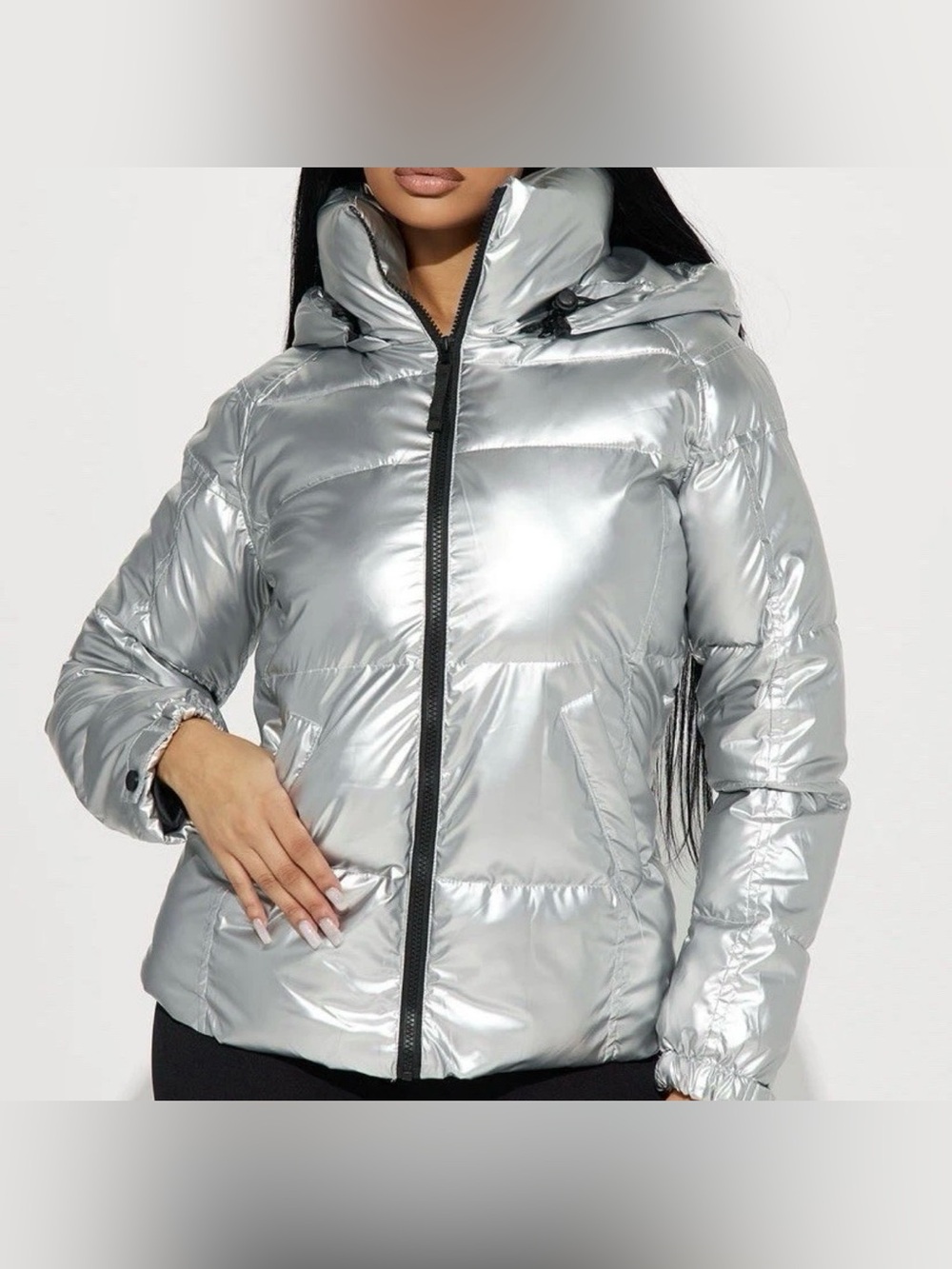 Climate Concepts "I Need Space" Puffer Jacket - Women's Size L. Great Condition
